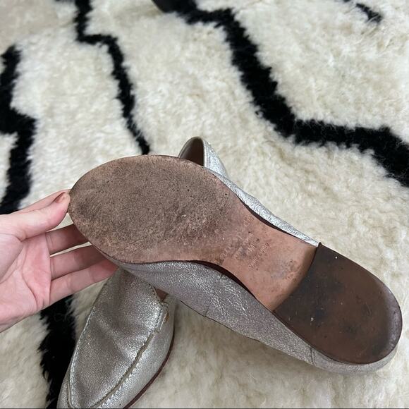 Kate Spade Carima Silver Metallic Loafers - Picture 9 of 12